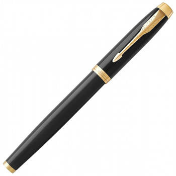 Подарочный набор: Ручка-роллер Parker IM Core T321, Black GT +  Ежедневник PARKER Black GS
