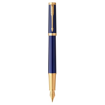 Ручка перьевая Parker Ingenuity Core F570, Lacquer Blue GT (Перо F)