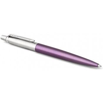 Набор: чехол + шариковая ручка Parker Jotter Core K63, Victoria Violet CT