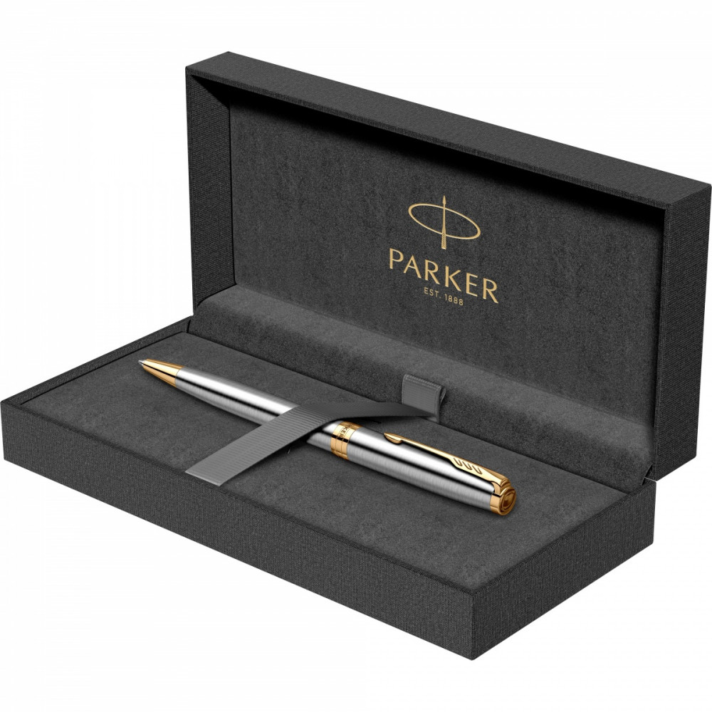 Шариковая ручка Parker Sonnet Core K527, Stainless Steel GT