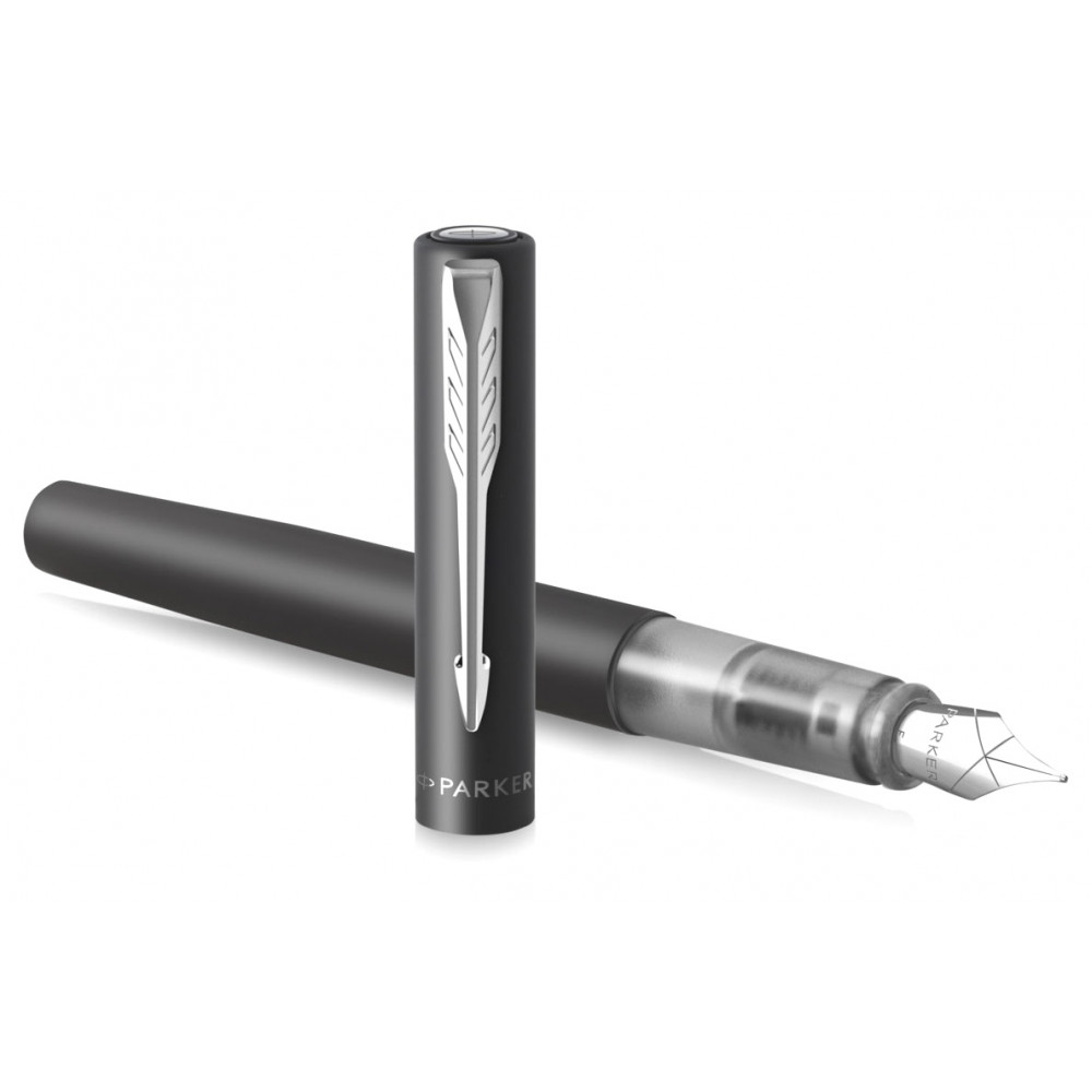 Ручка перьевая Parker Vector XL F21, Black CT (Перо F)