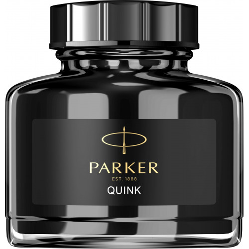 Флакон с черными чернилами для перьевых ручек Parker, Bottle Quink Z13