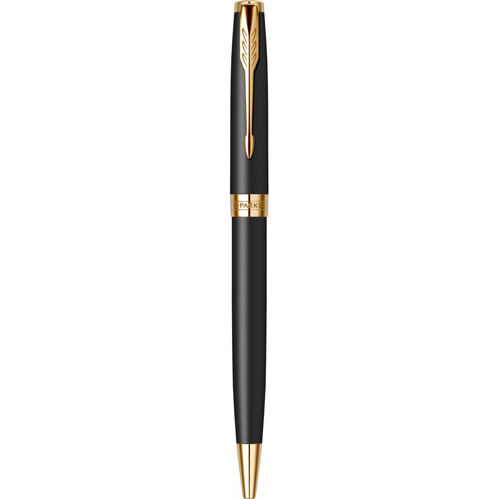 Подарочный набор: Шариковая ручка Parker Sonnet Core K528, Matte Black GT +  Ежедневник Bruno Visconti Imperium