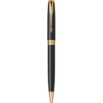 Подарочный набор: Шариковая ручка Parker Sonnet Core K528, Matte Black GT +  Ежедневник Bruno Visconti Imperium